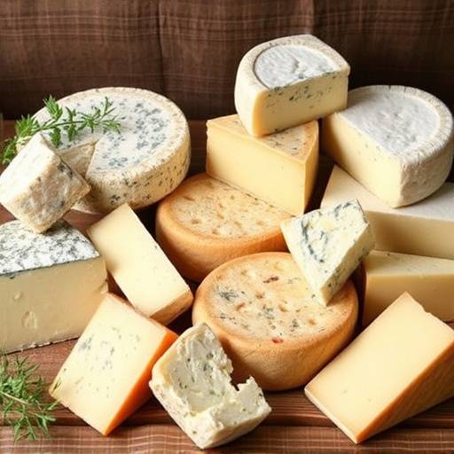 Assortment of Italian cheeses