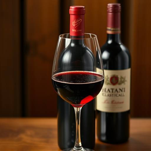 Bottle of Chianti Classico red wine