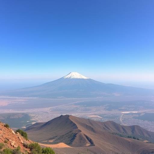 Coastal view of Sicily with Mount Etna in the background