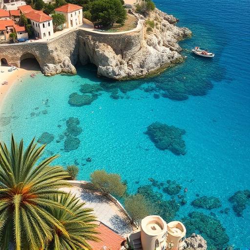 Coastline of Sardinia, Italy